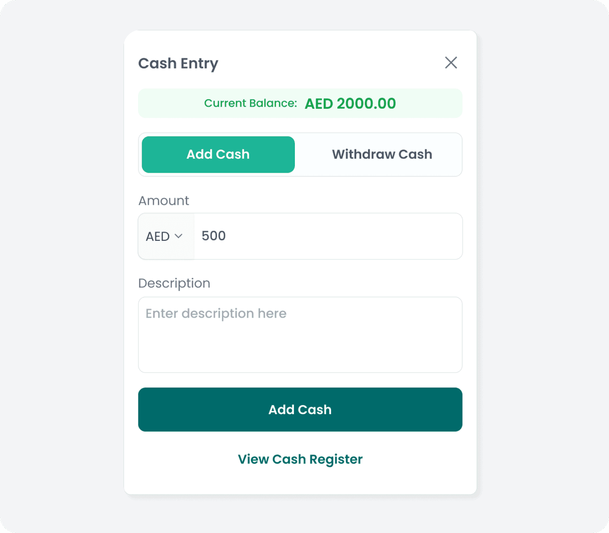 One-Click Cash Operations