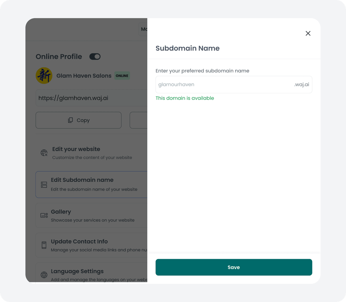 Custom Domain Control
