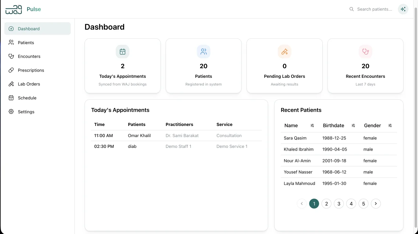 Dashboard & Interface