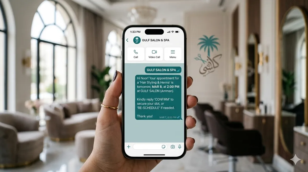 Salon Software with WhatsApp for MENA