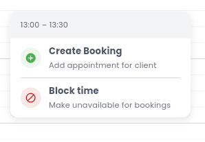 block time