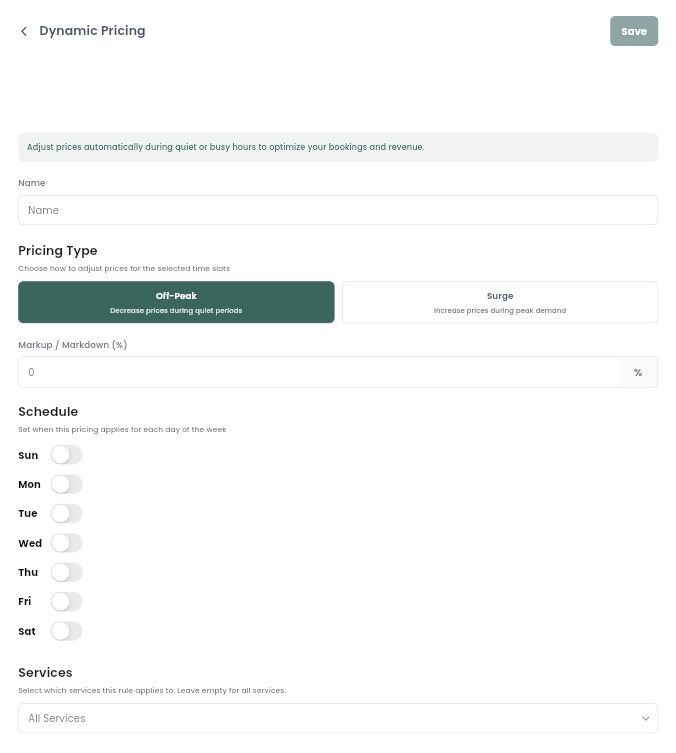 creating rule