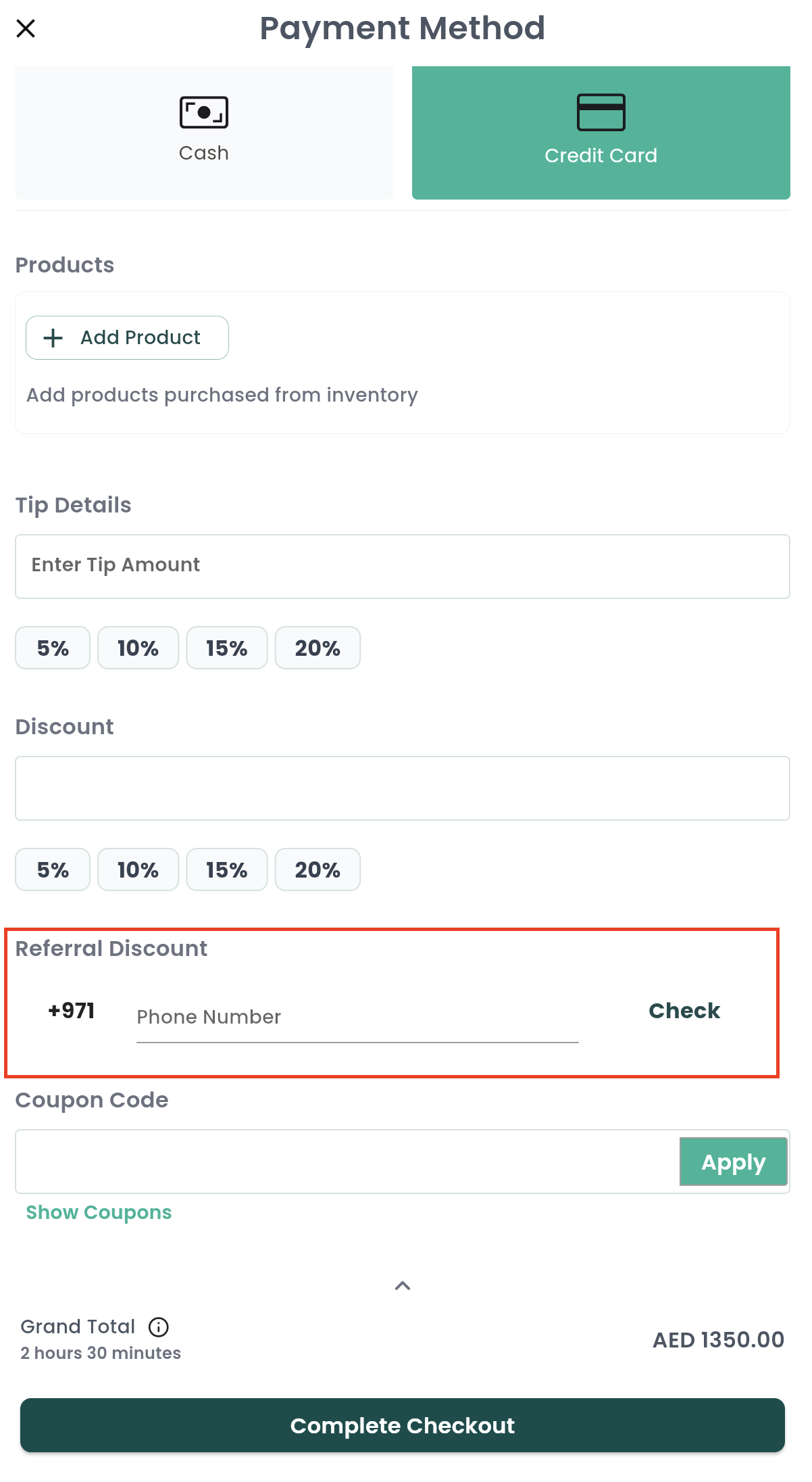 Marketing referral programs screenshot