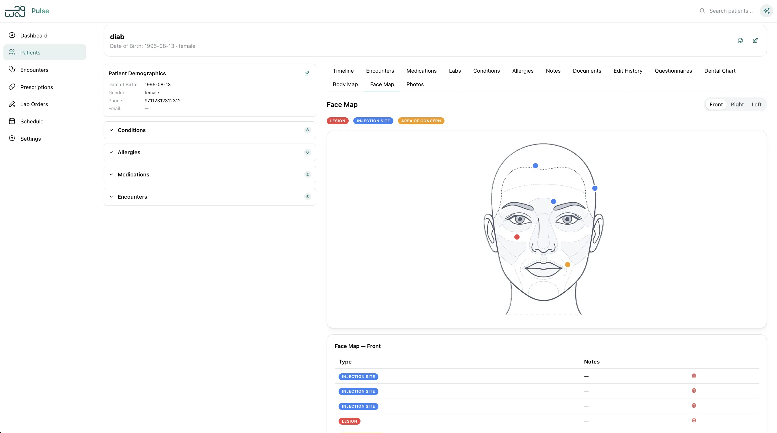 Face Map Tool
